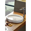 Royal Plaza Friens vasque à poser ronde 35cm sans trou de robinet blanc SW73075