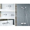 Hansa Matrix kit de fixation pour montage d'élément encastré chrome GA64768