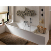 Bette Select baignoire tôle d'acier rectangulaire 160x70x42cm avec trop-plein arrière 0371833