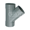 Wavin Wadal Té ALZ. MOF 75 MM. 45 GR. grijs 2100649