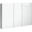 Villeroy & Boch My View In armoire de toilette encastrée - avec éclairage LED à intensité réglable 3 fois avec 3 portes 120.1x74.7x10.7cm SW60432
