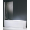 Novellini Aurora paroi de baignoire pliante 85x150cm profil chromé mat et verre transparent 0988262