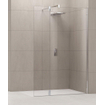 Novellini Giada partie pivotante droite pour douche à l'italienne 37x195cm chrome-bande satinée SW93623