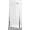 Novellini Young 2.0 2B porte pivotante 2 parties pour niche 77/81x200cm profil matchroom verre clair 0336249