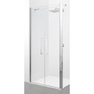 Novellini Young 2.0 2B porte pivotante 2 pièces pour niche 87/91x200cm profil matchroom verre clair 0336258