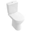 Villeroy & Boch O.novo pack combiné - combinaison duobloc avec abattant à déclipsage rapide et à fermeture ralentie - CeramicPlus blanc alpin SW85730