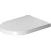 Duravit ME by Starck Abattant de WC 43.8x37.4x5.1cm compact avec softclose avec quickrelease Matière synthétique blanc Brillant 0293438