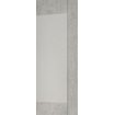 Novellini Giada draaideel links voor inloopdouche 37x195cm chroom-satijnband SW93622