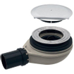 Geberit douchebakafvoer 40mm met deksel waterslot 30 mm chroom TWEEDEKANS OUT11067