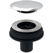 Geberit Douchebakafvoer - 11.5x16.3x9cm - verdiepingsvloerdeksel - chroom SW115552