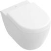 Villeroy & Boch subway 2.0 Cuvette suspendue - 35.5x48cm - à évacuation profonde - compacte - sans bride - sans abattant - DirectFlush - blanc 1025456