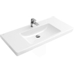 Villeroy & Boch Subway 2.0 lavabo meuble - 80x47cm - 1 trou de robinet avec trop-plein ceramic+ blanc 1024065