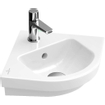 Villeroy & Boch Subway 2.0 Lave mains d’angle 32x32cm avec 1 trou pour robinetterie et trop plein Blanc 1024193