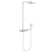 GROHE Rainshower SmartControl Ensemble de douche pluie apparent - pomme de douche 36cm - 2 fonctions - douchette ronde - chrome SW29041
