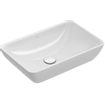 Villeroy & Boch Venticello vasque à poser semi-encastrée - sans trou de robinet 55x36cm - avec trop-plein blanc 1025158