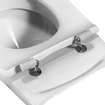 Pressalit Objecta pro polygiene abattant de WC sans couvercle blanc SW96646