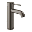 GROHE Essence New Mitigeur de lavabo monotrou - bec 11,6 cm - taille S - vidage - Hard Graphite brossé SW97473