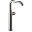 GROHE Essence New Robinet de lavabo à poser - saillie 17,9cm - bec haut XL-size pivotant - EcoJoy - hard graphite brossé SW98761