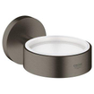 GROHE Essentials Support mural - pour distributeur de savon/verre - graphite dur brossé SW98929