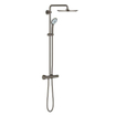GROHE Euphoria XXL Colonne de douche avec robinet thermostatique et douche de tête Rainshower Cosmo 310 et douchette Brushed Hard graphite brossé (anthracite) SW98857