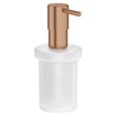 GROHE Essentials distributeur de savon en verre sans porteur Warm sunset brossé (cuivre) SW98939