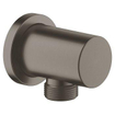 GROHE Rainshower Coude d'alimentation mural - rosace ronde - hard graphite brossé SW98901