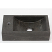 Wiesbaden Raw lave-mains gauche 40x22x10 cm pierre dure adoucie SW72930