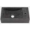 Wiesbaden Raw lavabo en pierre dure à droite 40x22x10 cm pierre dure satinée SW72931
