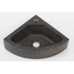 Wiesbaden Raw lavabo d'angle 30x30x10 cm pierre dure adoucie SW95990