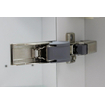 Royal Plaza Merlot spiegelkast 100x74cm zonder verlichting rechthoek met 2 deuren Spaanplaat Zilver GA93346