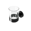 Geesa Nemox Porte-verre avec gobelet Noir SW107573