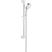 GROHE New Tempesta Cosmopolitan 100 Glijstangset - 60cm - ronde handdouche - 2 straalsoorten - gladde doucheslang - chroom/wit SW108129