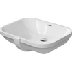 Duravit D Code Vasque encastrable par dessous 56x40cm sans trou pour robinetterie avec trop plein Blanc 0315223