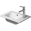 Duravit ME by Starck lave-mains pour meuble 43x30cm avec 1 trou de robinet à droite avec trop-plein avec WonderGliss blanc SW84169