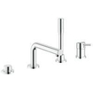 GROHE Concetto partie apparente pour robinet de bord de baignoire 4 trous chromé SW108039