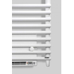Vasco Agave HR-EL-BL radiateur électrique - 179,8x60cm - avec soufflerie 37/600 1250W 9016 blanc SW224691