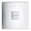 GROHE Rainshower SmartActive 310 Cube hoofddouche - 31x31cm - vierkant - wandarm 43cm - 2 straalsoorten - chroom SW108081