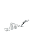 Hansgrohe Metropol Ensemble mitigeur de bord de baignoire 4 trous chrome SW99986