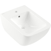 Villeroy & Boch Venticello bidet mural avec 1 trou de robinet 37,5x56cm - avec trop-plein blanc 1025162