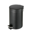 Geesa Hotel Poubelle à pédale 3 litres Noir SW158993
