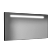 Looox Black Line spiegel - 100X60cm - LED - zwart mat SW196735