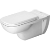 Duravit D-code Vital WC-zitting 49x36.1x4.3cm met softclose met quickrelease Kunststof wit Glanzend 0295866