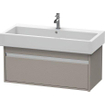 Duravit Vero Lavabo - 100x47 cm - 2 trous de robinet - trop-plein - blanc 0305318