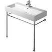 Duravit Vero Lavabo - 100x47 cm - 2 trous de robinet - trop-plein - blanc 0305318
