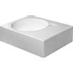 Duravit Scola lavabo 61,5 x 46 cuve gauche sans trou de robinet blanc 0304115