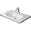 Duravit Durastyle lavabo 80x48cm 1 trou de robinet avec trop-plein blanc SW54145