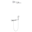 GROHE Rainshower SmartControl Regendoucheset Opbouw - hoofddouche 36cm - handdouche rond - chroom wit SW116307