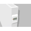 Vasco E-PANEL radiateur design électrique 60x120cm 2000watt Acier Blanc SW481585