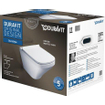 Duravit Durastyle pack WC suspendu à évacuation profonde abattant blanc SW85522