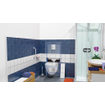 Sanibroyeur Saniwall Pro UP - Grohe inbouwreservoir - tegelbaar - Sanibroyeur vermaler - bedieningspaneel glans chroom SW204402